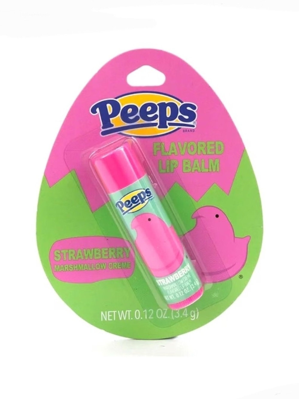 Peeps Strawberry Flavored Lip Balm - 0.12oz BNIB Limited Edition